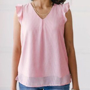 BLUSH & SHIMMER TOP